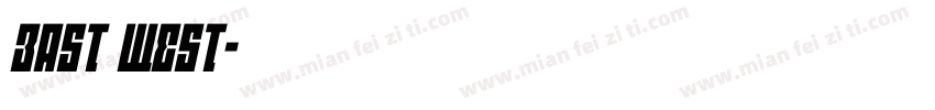 East West字体转换